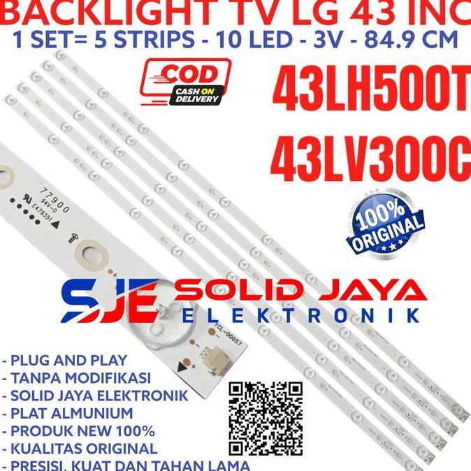 HARGA PABRIK - BACKLIGHT TV LED LG 43 INC 43LV300 43LH500T 43LV 43LV300C LAMPU BL 10K