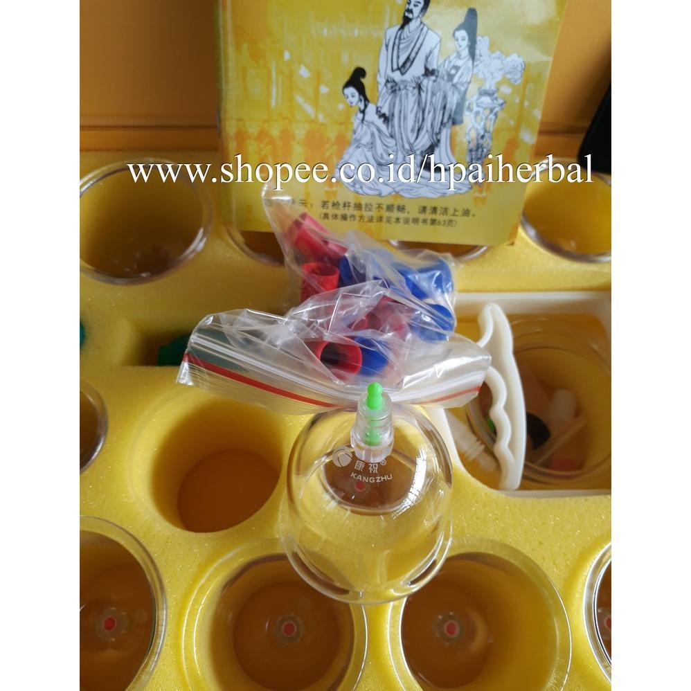 READY KANGZHU PREMIUM ISI 16 CUP BISA STERIL AIR PANAS / ALAT BEKAM PREMIUM ISI 16 KANGZHU