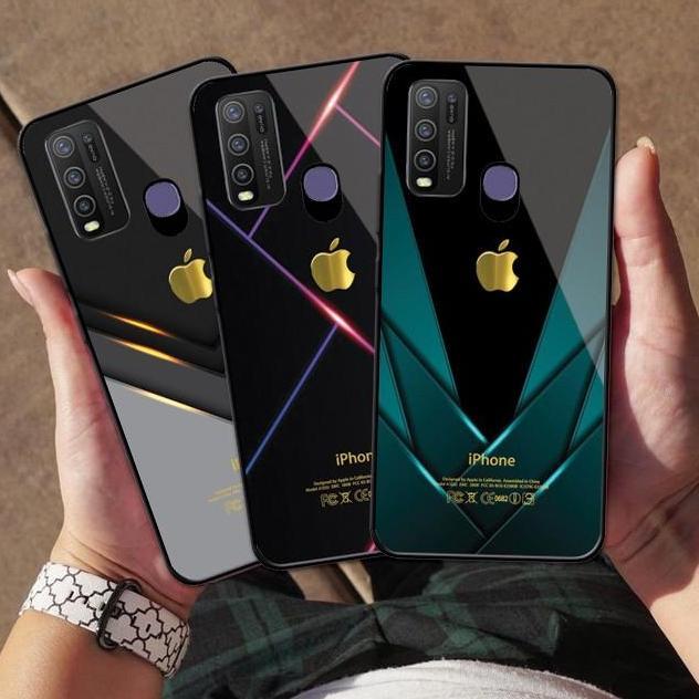 Premium Glass Case Vivo Y50 Y30i Y30 #AA1 Tempered Glass Case Custom