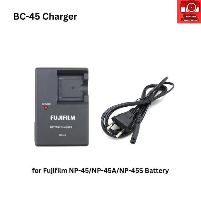 BEBAS ONGKIR - Charger BC-45 Baterai Kamera Fujifilm Fuji NP-45 NP-45A NP-45B NP-45S
