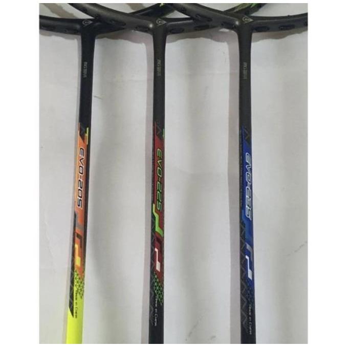 Raket Badminton New Dunlop Evo 205/ Evo 225/ Evo 235 +Senar + Grip Ori