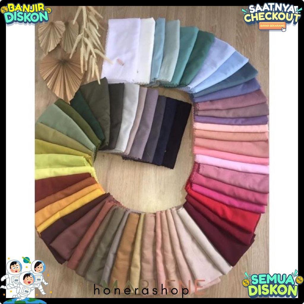 Marlene - Hijab Voal Square Segi Empat Polos Premium (Batch 2)