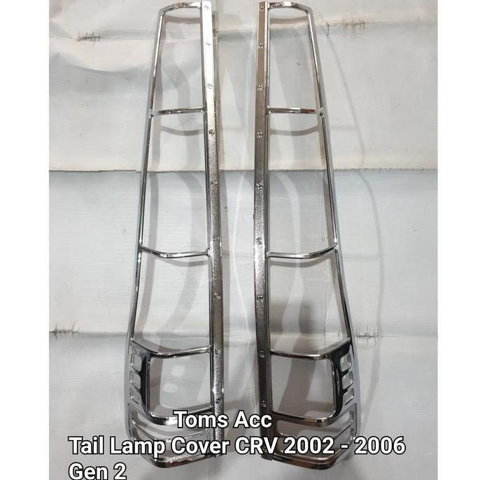 TERMURAH - Tail Lamp Cover CRV 2002 2004 Gen 2 Garnish Lampu Belakang Krom