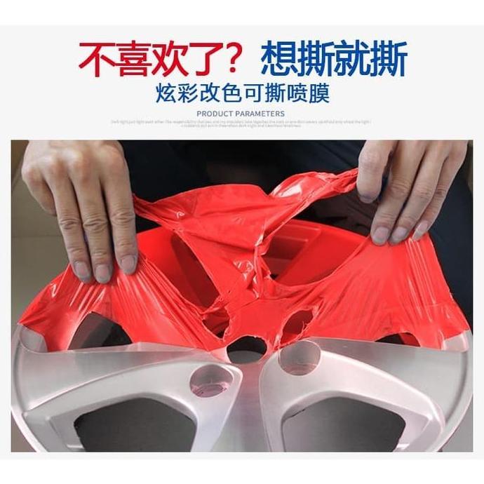 Promo Rubber Paint Cat Semprot Velg Body Mobil X6 Cod