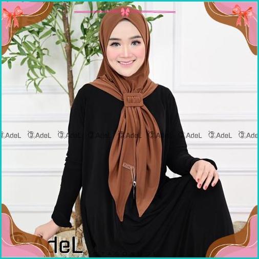 Segitiga Instan Jersey Premium / Hijab Instan Segi3 Nonpet / Mentari / Segitiga Instan Oval Jersey F