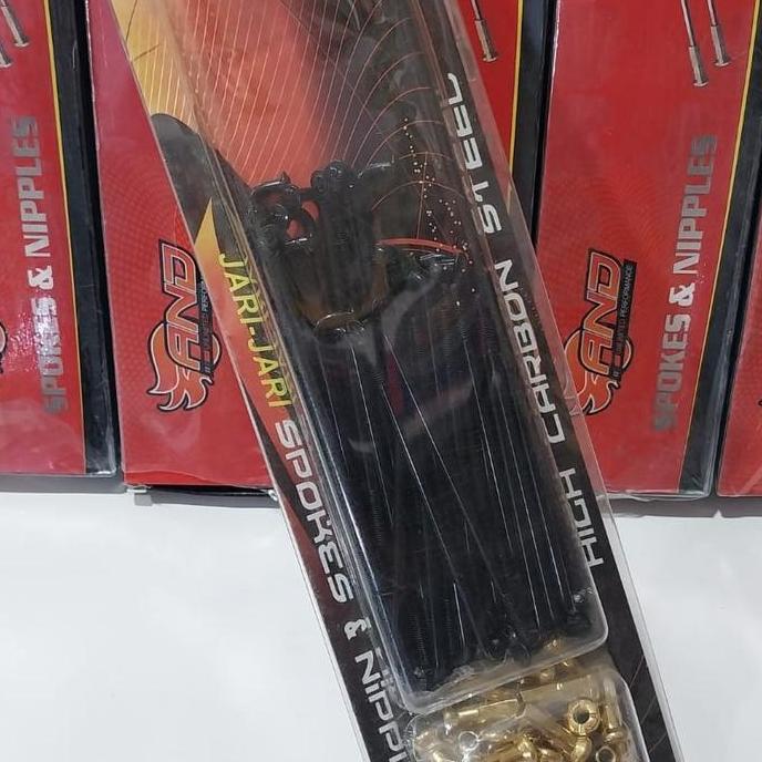 Jari jari Hitam Matic Ring Velg 14 Khusus Ukuran 89x130 Beat,Vario,Mio,Scoopy Set/Sepasang