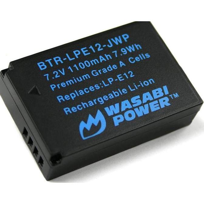 TERBARU - Wasabi Power Battery for Canon LP-E12 LPE12 LP E12 Baterai EOS 100D M M2 M10 M50 M50ii M50
