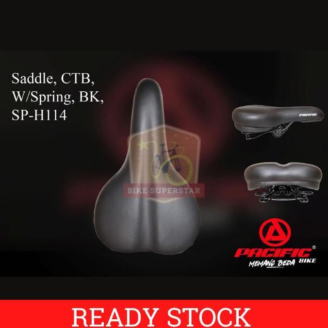 Promo Sadel Per Jok Sepeda Pacific Sp-H114 Mtb Gunung Lipat Keranjang Ctb Jengki Cod