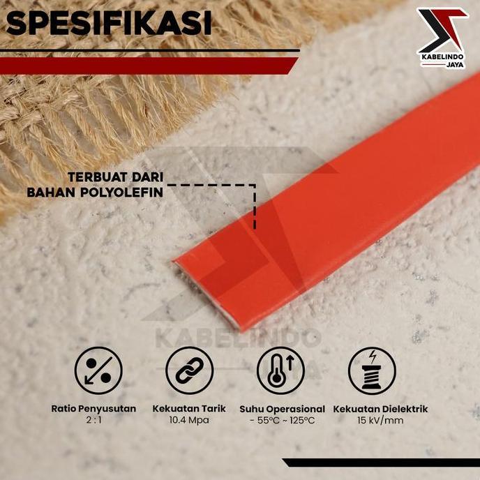 Selang Bakar / Heat Shrink Tube / Selongsong Kabel Bakar / Pelindung Kabel / Selang Kabel / Isolasi 