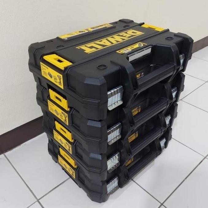 Ready Toolbox Koper Box Mesin DEWALT TSTAK Tempat Penyimpanan Aksesoris Mesin Bor Cordless Baterai B