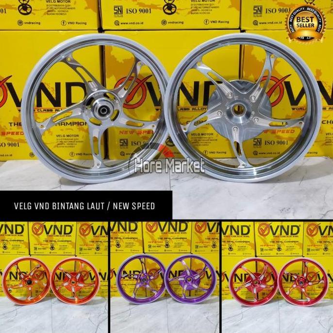 Velg VND New Speed Vario 125 150 / Mio / Beat / Scoopy / Genio 185 x 215 ring 14 velg racing bintang