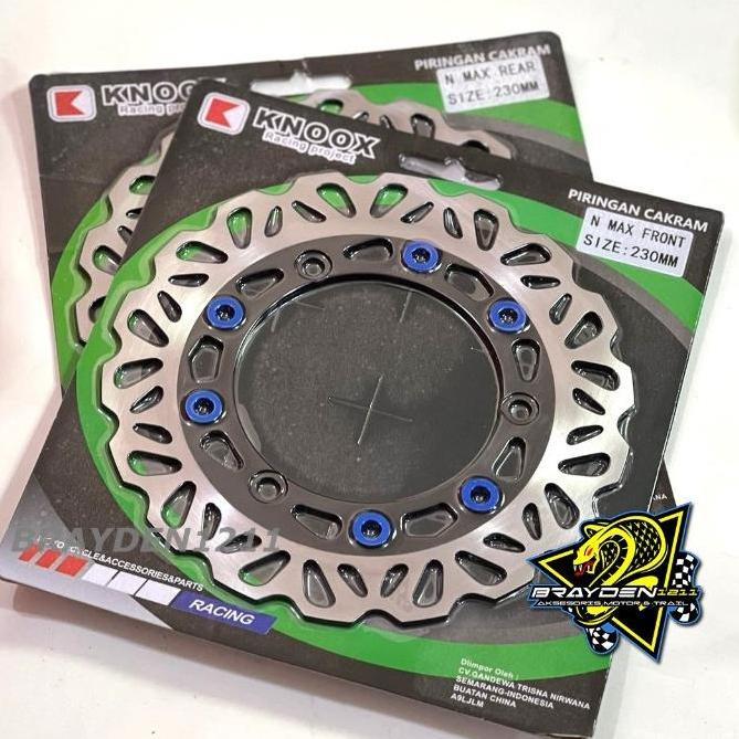 Piringan cakram depan nmax old nmax led aerox lexi / cakram set nmax ktc / piringan variasi nmax aer
