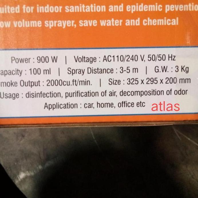 mesin fogging disinfektan alat semprot disinfektan ruangan