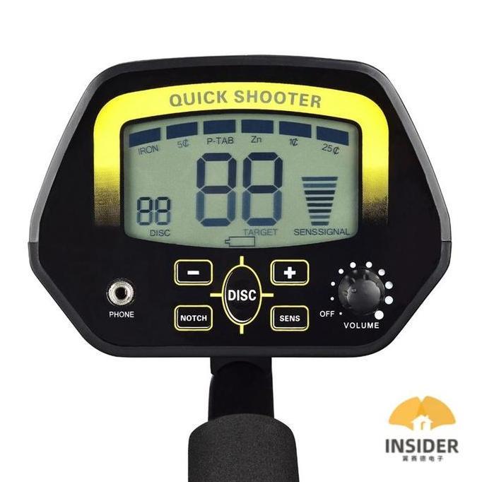 Murah Detektor Emas Dalam Tanah Logam Metal Gold Silver Detector Finder 9V