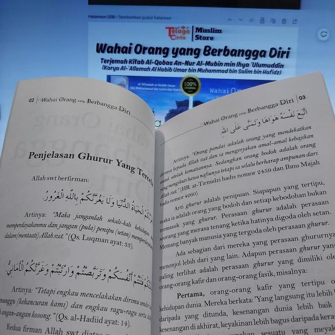 [ DIJAMIN ORIGINAL ] Buku Wahai Orang yang Berbangga diri Karya Habib Umar bin Hafidz (Seri Kajian T