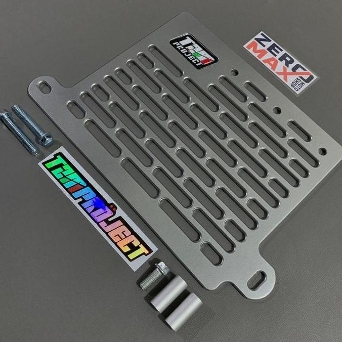 Cover Tutup Radiator TZM PROJECT Linear Silver Yamaha NMAX Old