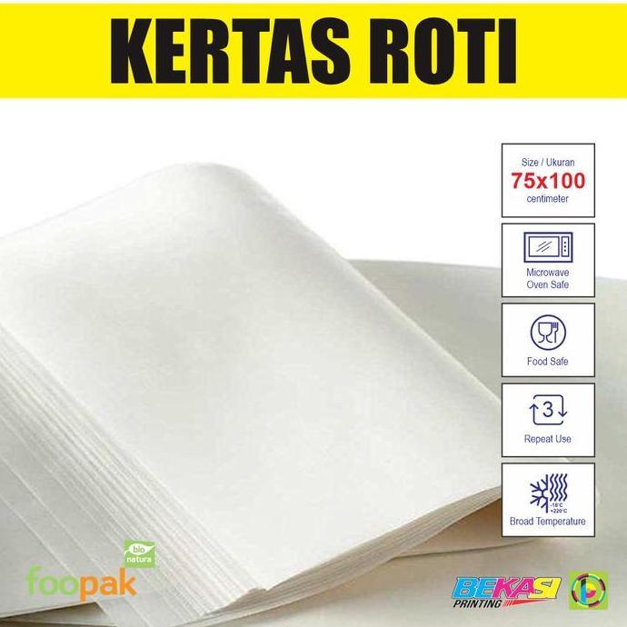 Kertas Roti White Paper Plano 75x100 cm