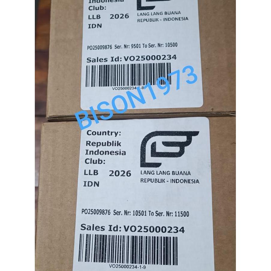 PAKET 10 BIJI RING LLB 2026 MERPATI POS/RACING PIGEON (BLUE/BIRU)