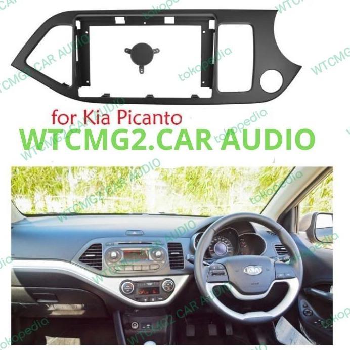 frame head unit android 9 inch kia picanto 2011- 2017