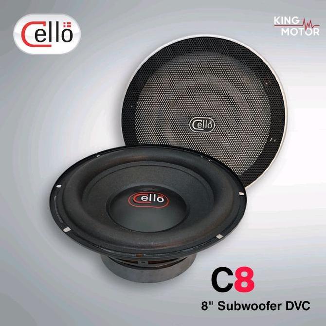 Cello C8 - Subwoofer 8" Inch DVC Double Voice Coil