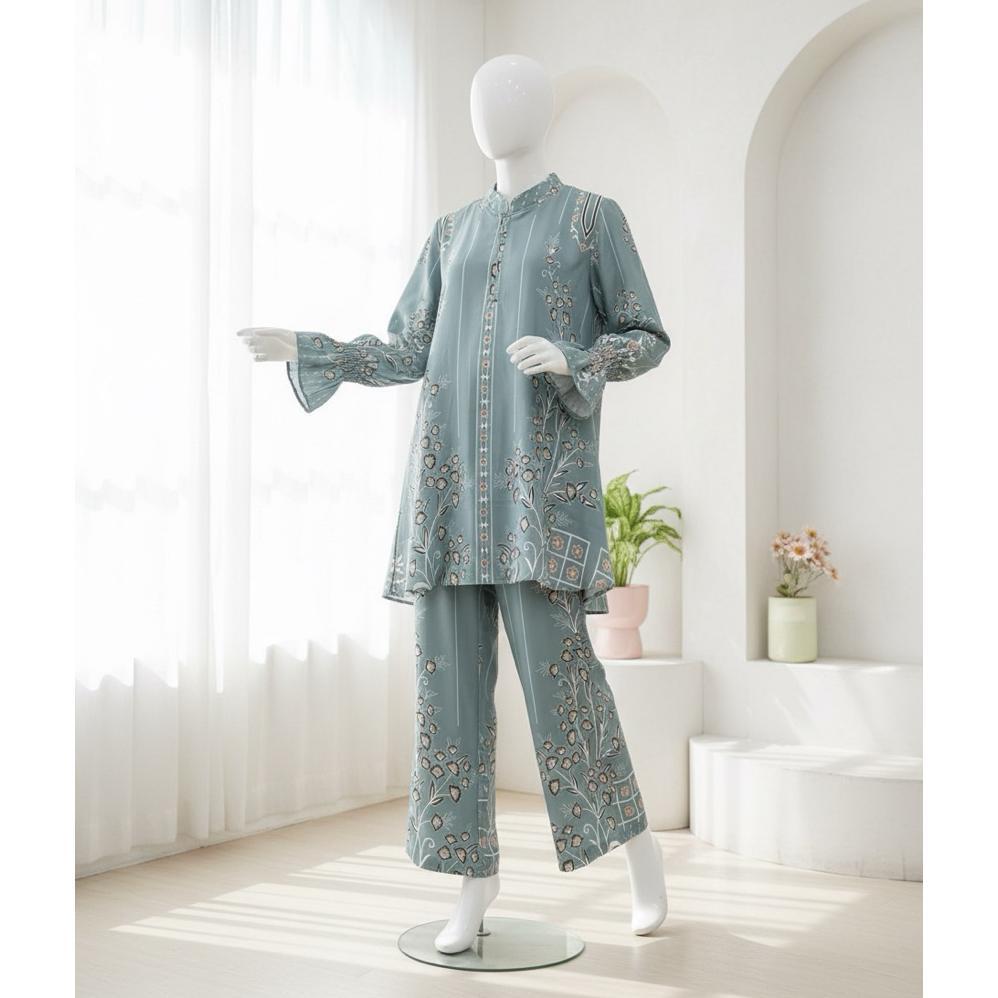 sale SETELAN TUNIK RUBBY SILK PREMIUM/SET TUNIK SILK