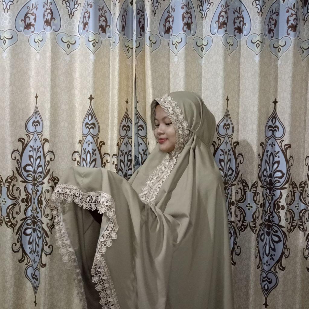 Mukena Dewasa 2In1 Katun Premium Renda Mewah Series    #Mukena Terbaru 2026# Mukena Putih Premium Me