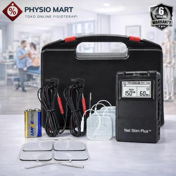 Tens + Ems/Nmes Net Stim Plus Fisioterapi Terlaris