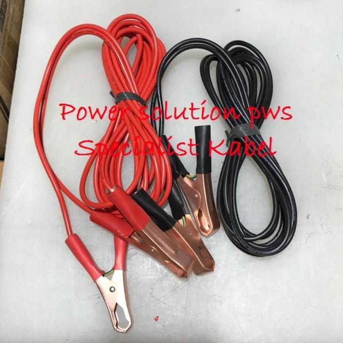 BOOSTER CABLE / KABEL JUMPER AKI / KABEL AKI BUAT MOBIL ( 5METER 6MM ) ORIGINAL DAN TERPERCAYA