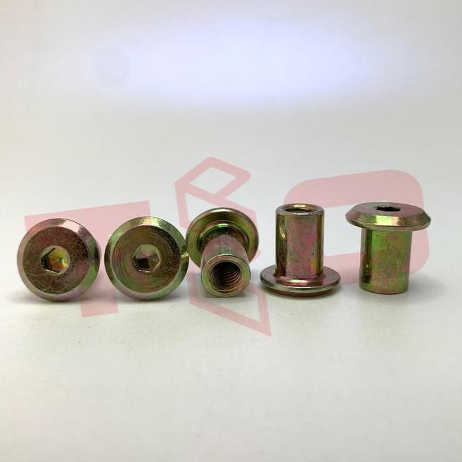 (HM) Mur Topi M6 x 12 x 15 / Mur JCN 6x12x15 / Cap Nut M6x12x15