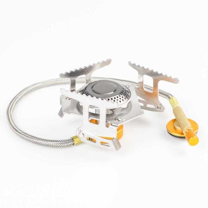 LADHUVHI LIXADA Kelapa Kompor Gas Mini Portable Lipat Aesthetic Ala Korea / Kepala Kompor Lipat Mini