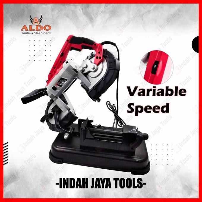 ALDO 2103 Mesin Bandsaw Potong Besi Metal Gergaji Duduk Band Saw Pita
