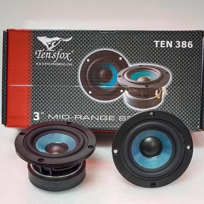 TERBARU Midrange Tensfox Ten 386 New 3 inch Midrange U.S.A BISA GRAB