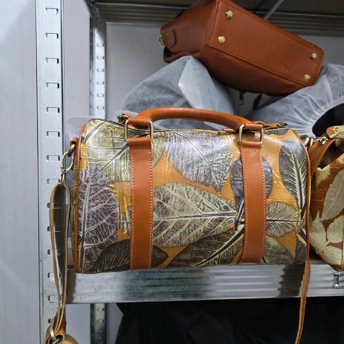 Tas Ronin Ecoprint Daun Jati  Limited Editionn