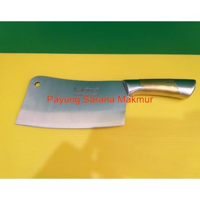 Golok Vavinci Lengkung / Golok Daging / Golok Stainles / Cleaver Knife