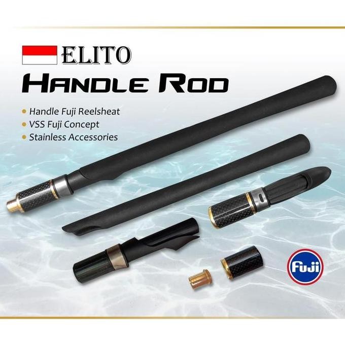 Reel Seat FUJI  ELITO  / Reel Seat Joran Pancing Busa Eva Murah - Toms Fishing