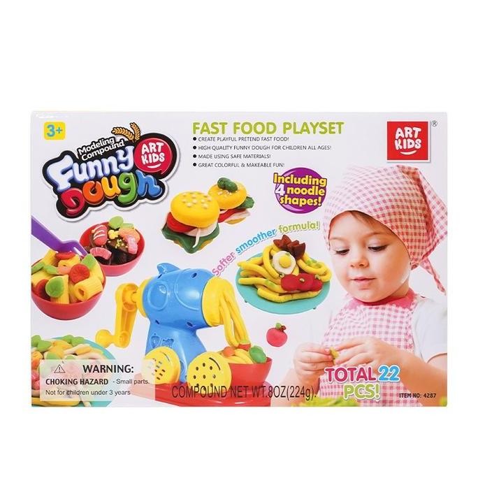 OhSome ART KIDSfunny dough fast food set Toys