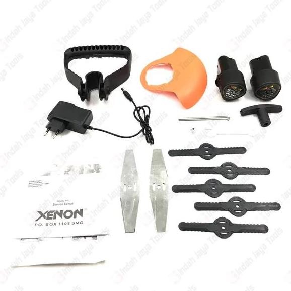 XENON CDGT360 Cordless Grass Trimmer - Mesin Rumput Baterai Cas