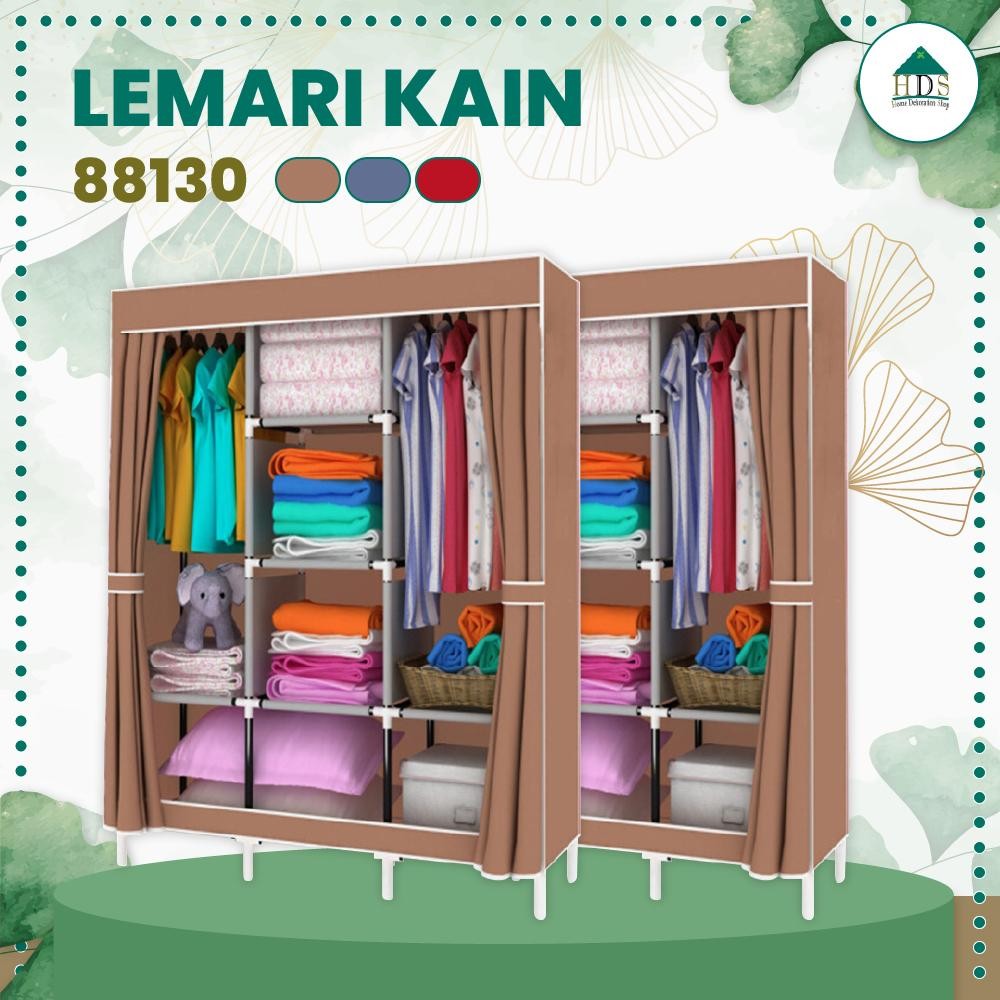 Lemari Kain Portable Lemari Pakaian Portable