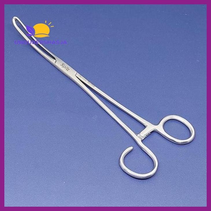 (MEDIS) ALAT MEDIS WHITE TONSIL GRASPING FORCEP 23CM - SPITZ RUMAH SAKIT KESEHATAN DOKTER PUSKESMAS 