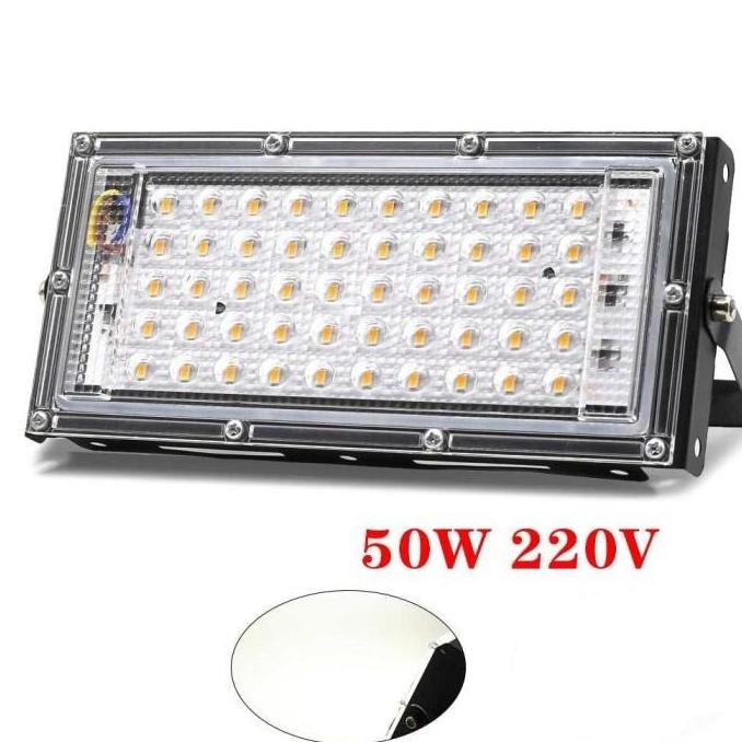 MAHITO- LAMPU SOROT TAMAN LAPANGAN VOLI BADMINTON FLOOD LIGHT 4500 LUMENS 50W