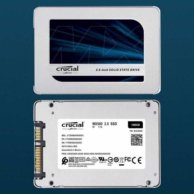 REGGIE STAR- Crucial MX500 SSD 250GB 500GB 1TB 2TB 560MB/s SATA III 2.5Inch