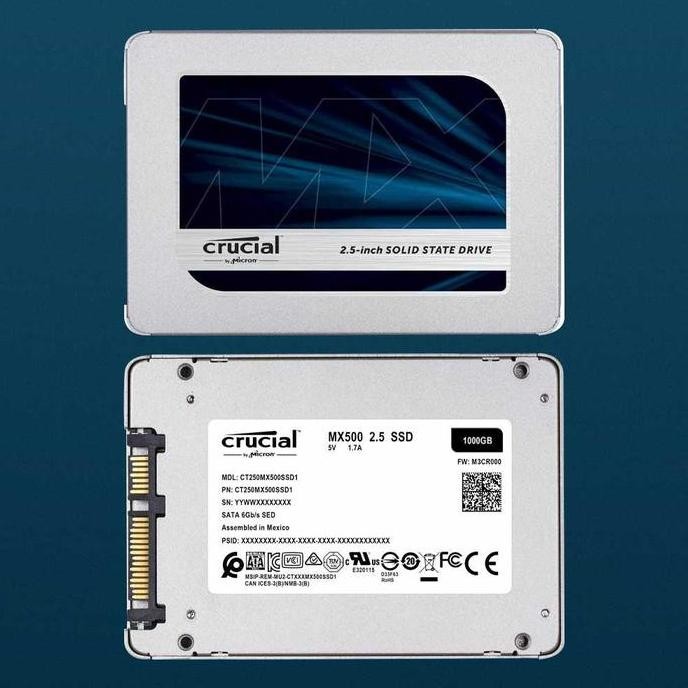 BECQUEREL- Crucial MX500 SSD 250GB 500GB 1TB 2TB 560MB/s SATA III 2.5Inch