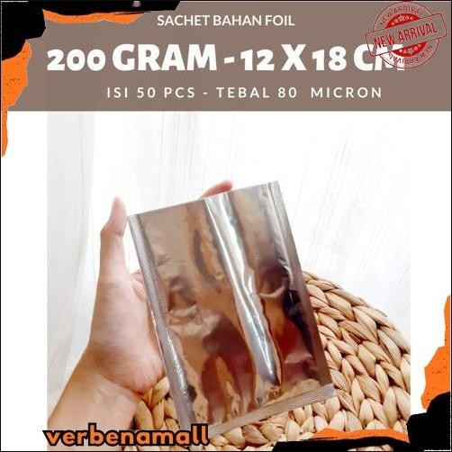 Ready Stock kemasan saset aluminium foil 12x18 kemasan makanan alumunium foil kemasan aluminium foil