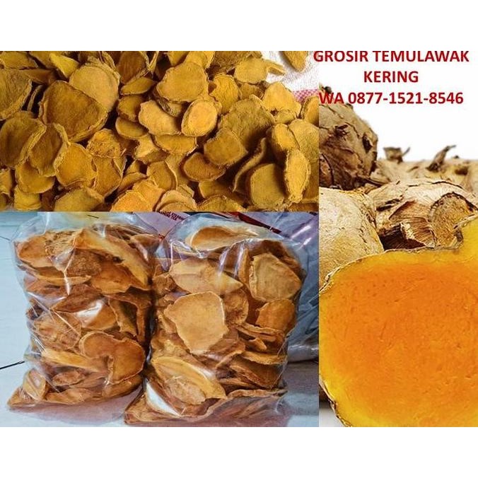 Temulawak Kering Asli 1kg AYB