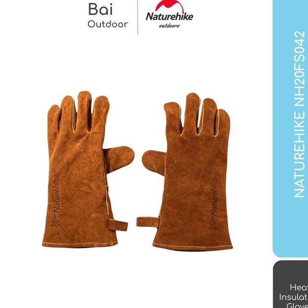 Sarung Tangan Safety Kulit Naturehike Nh20Fs042 Tahan Panas Outdoor