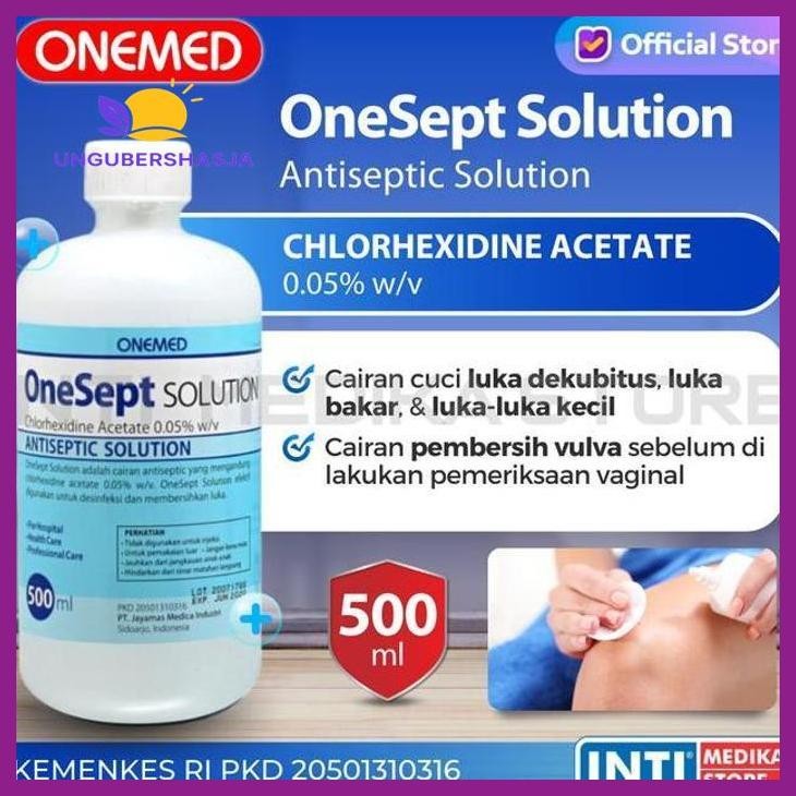 (ORIGINAL) WOUND CLEANSER SOLUTION ONESEPT 500ML | CAIRAN PEMBERSIH LUKA KESEHATAN PERLENGKAPAN MEDI
