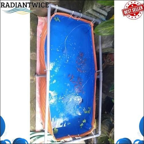 Gercep TERPAL KOLAM IKAN A5 1x0,50x0,25/Terpal ikan cupang/Terpal kolam ikan
