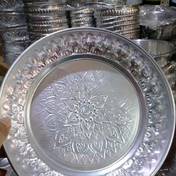 HARGA DISC - bokor bali ukir tebal 20cm