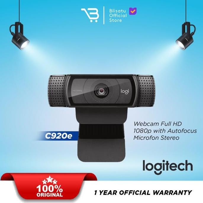 '' Webcam Logitech C920e HD 1080p ''