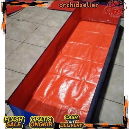 Big Promo TERPAL KOLAM IKAN  A5 1,50x0,50x0,50/Terpal ikan mini/Terpal kolam kotak/Terpal kotak